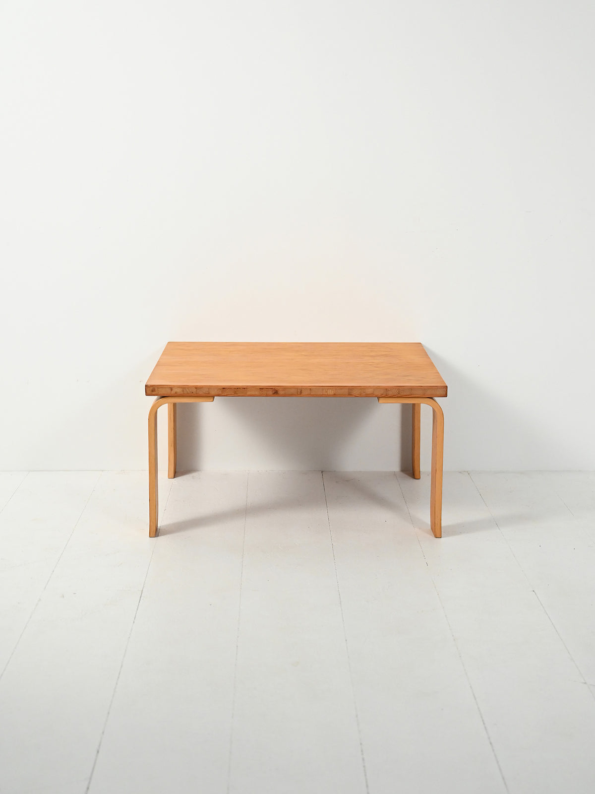 Coffee table pino e rovere anni ’60 2