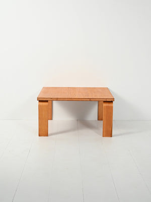 Coffee table pino e rovere anni ’60 3