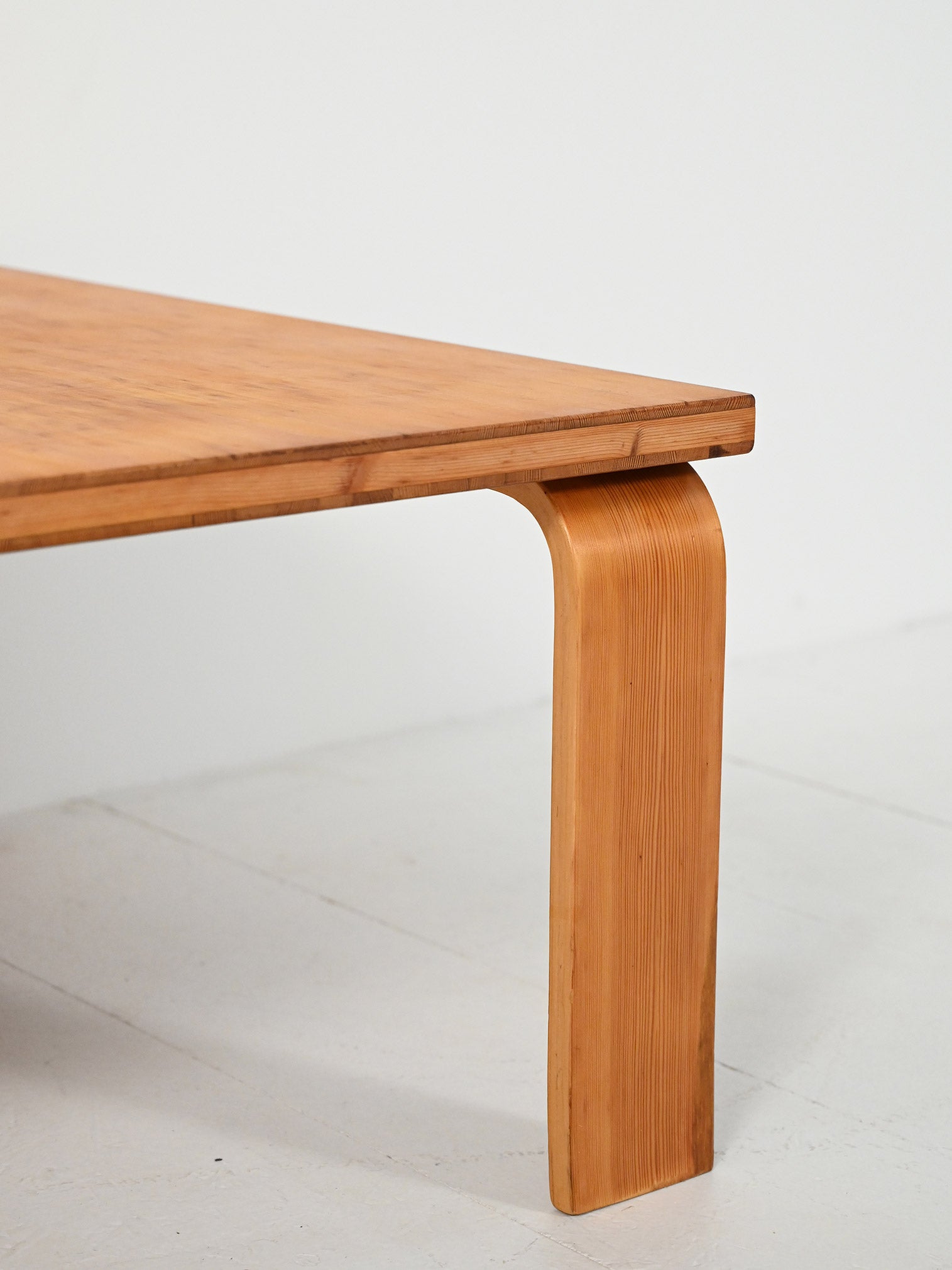 Coffee table pino e rovere anni ’60 5