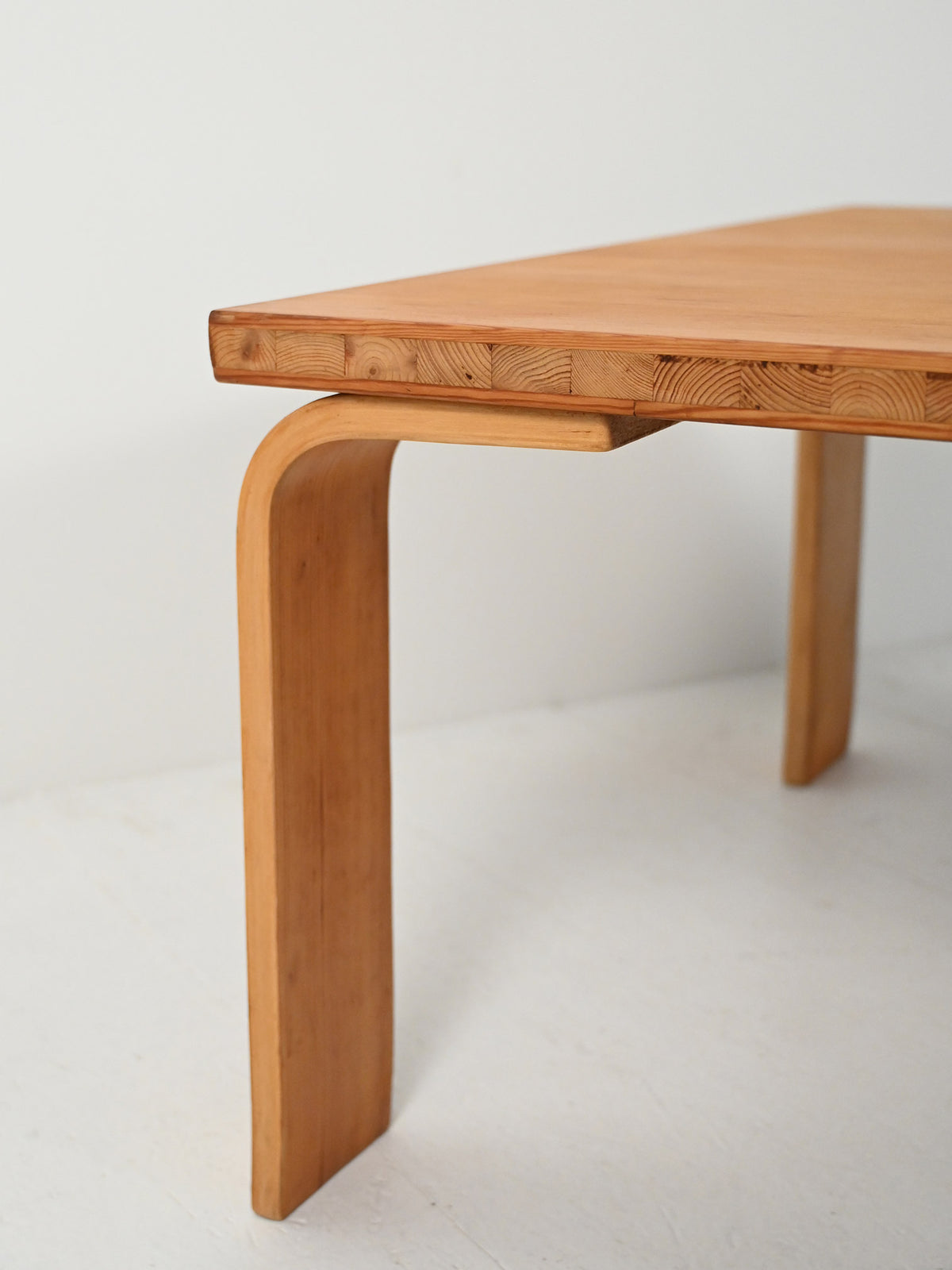 Coffee table pino e rovere anni ’60 6