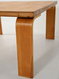 Coffee table pino e rovere anni ’60 7