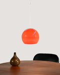Lampada da soffitto in stile Space Age arancio, anni 60