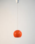 Lampada da soffitto in stile Space Age arancio, anni 60 4