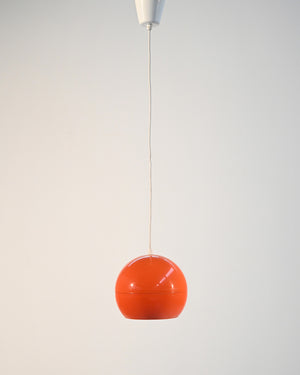 Lampada da soffitto in stile Space Age arancio, anni 60 4