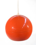 Lampada da soffitto in stile Space Age arancio, anni 60 6