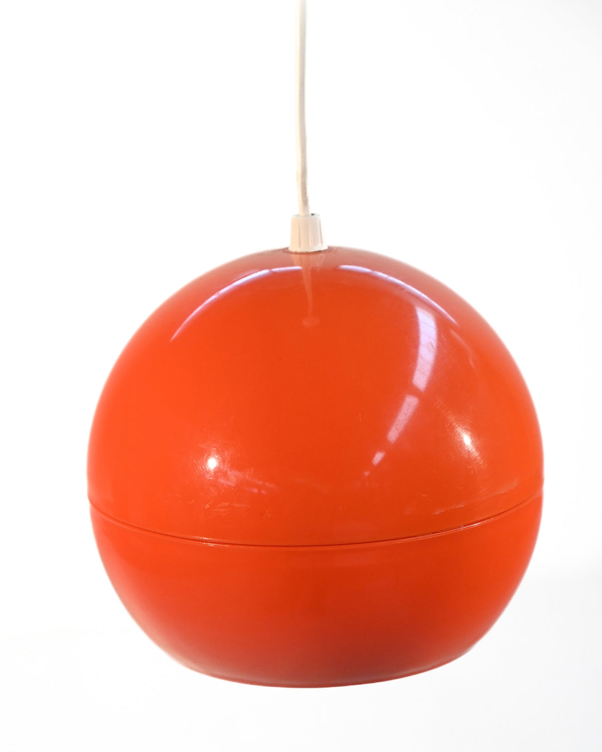 Lampada da soffitto in stile Space Age arancio, anni 60 6
