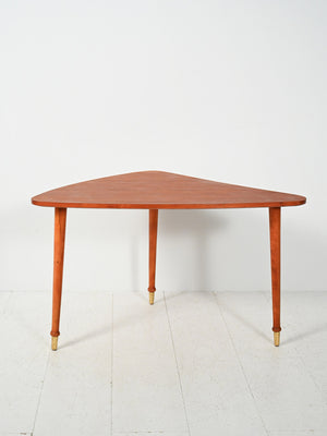 Coffee table triangolare scandinavo anni Sessanta 3