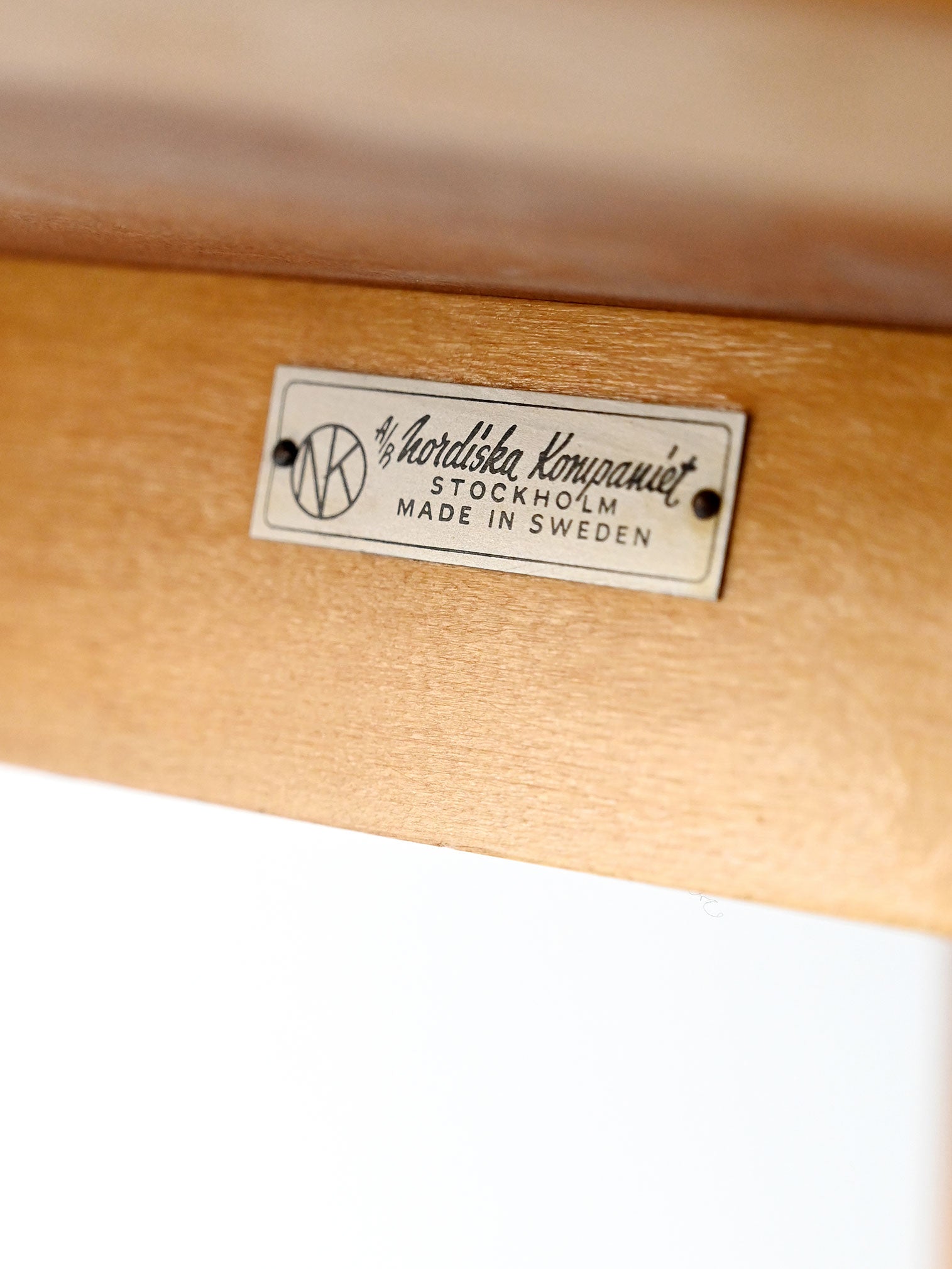 Tavolino vintage svedese Nordiska Kompaniet 3