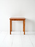 Coffee table scandinavo vintage in rovere con inserti in radica 2