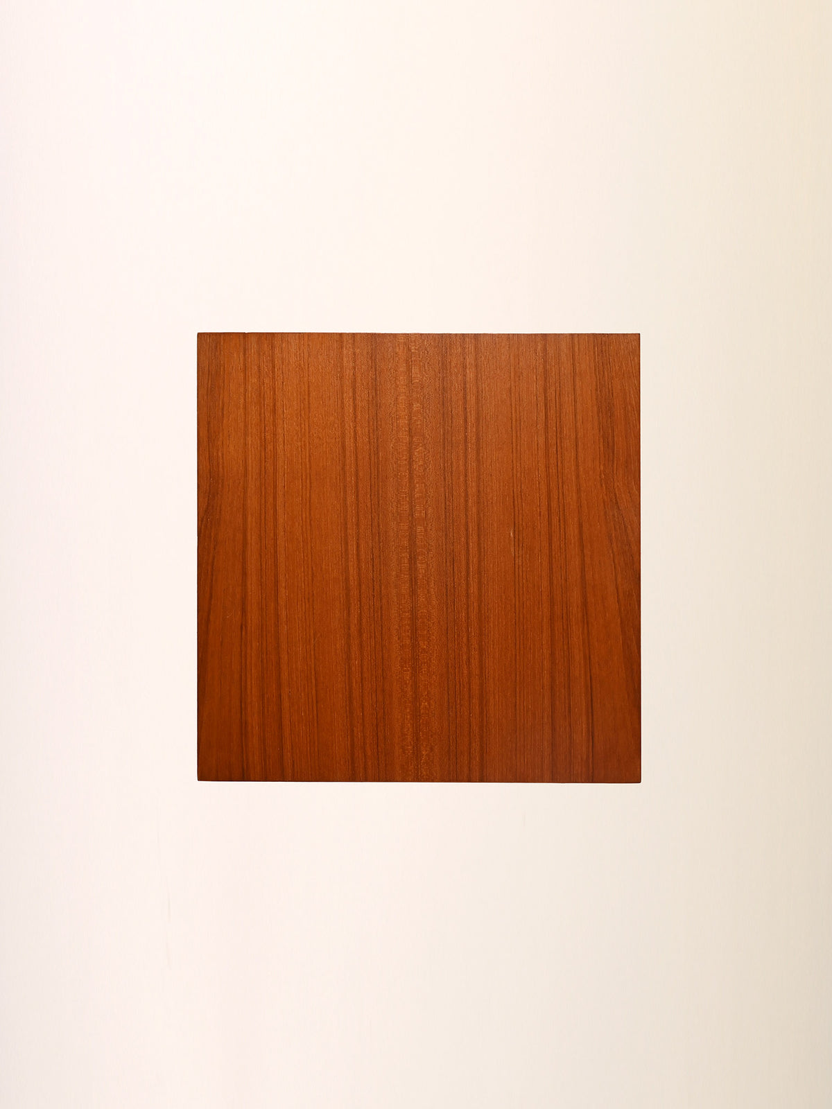 Coffee table scandinavo vintage in rovere con inserti in radica 4