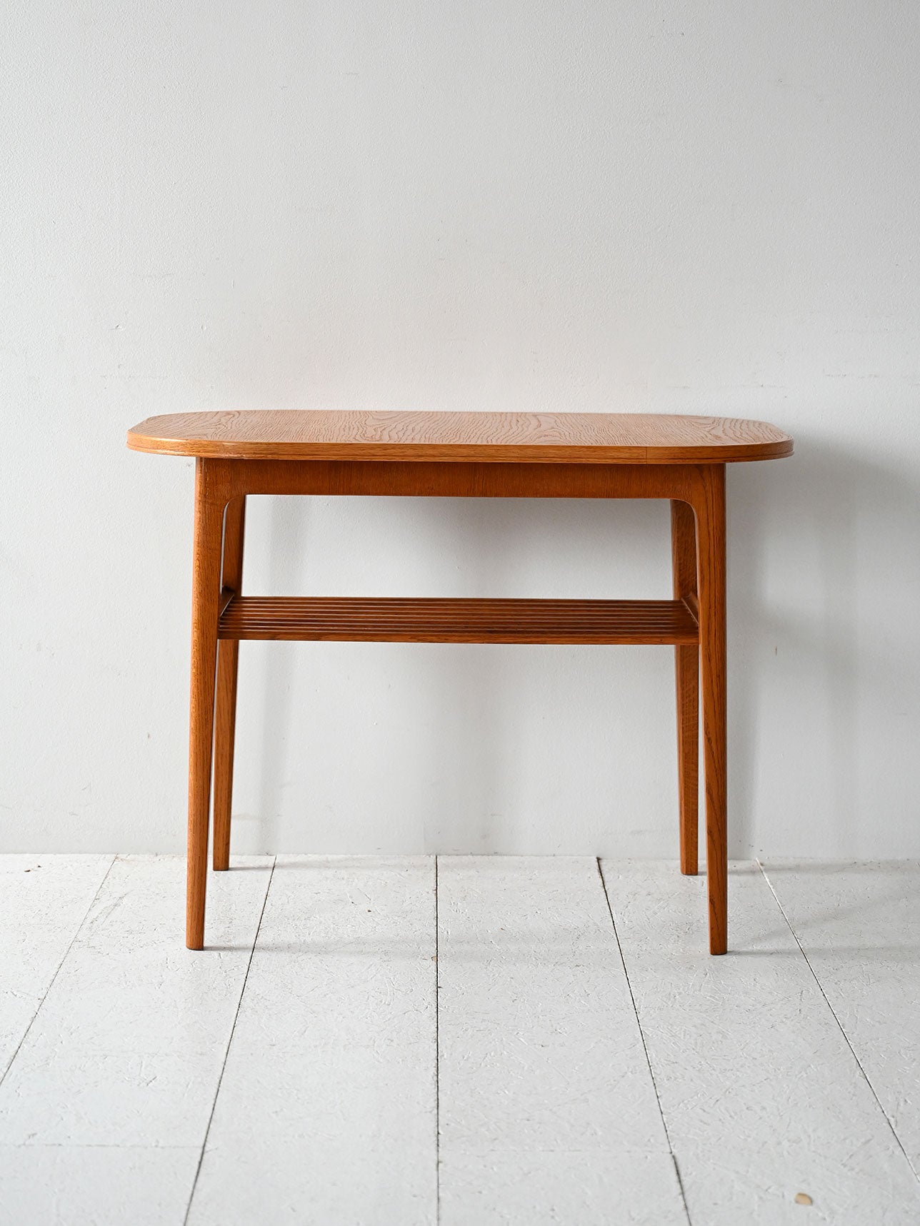 Tavolino da salotto scandinavo anni 60 in rovere 3