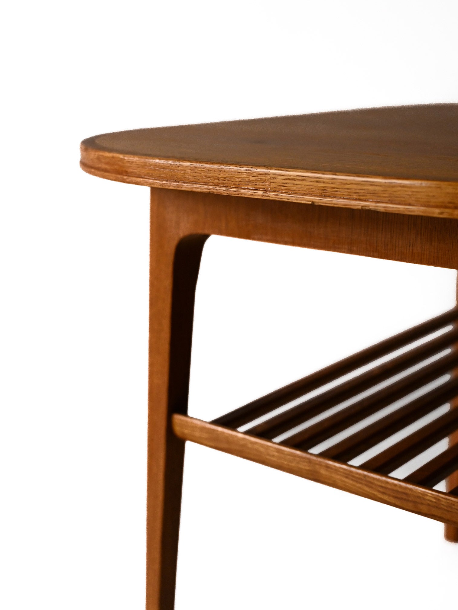 Tavolino da salotto scandinavo anni 60 in rovere 4