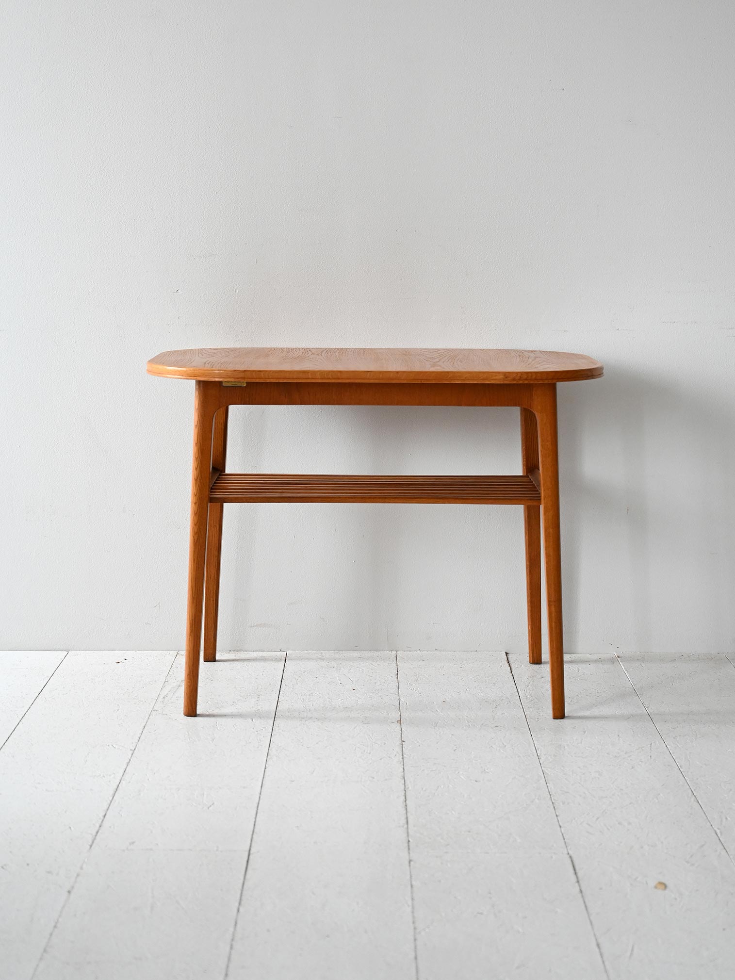Tavolino da salotto scandinavo anni 60 in rovere 2
