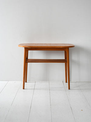 Tavolino da salotto scandinavo anni 60 in rovere 2