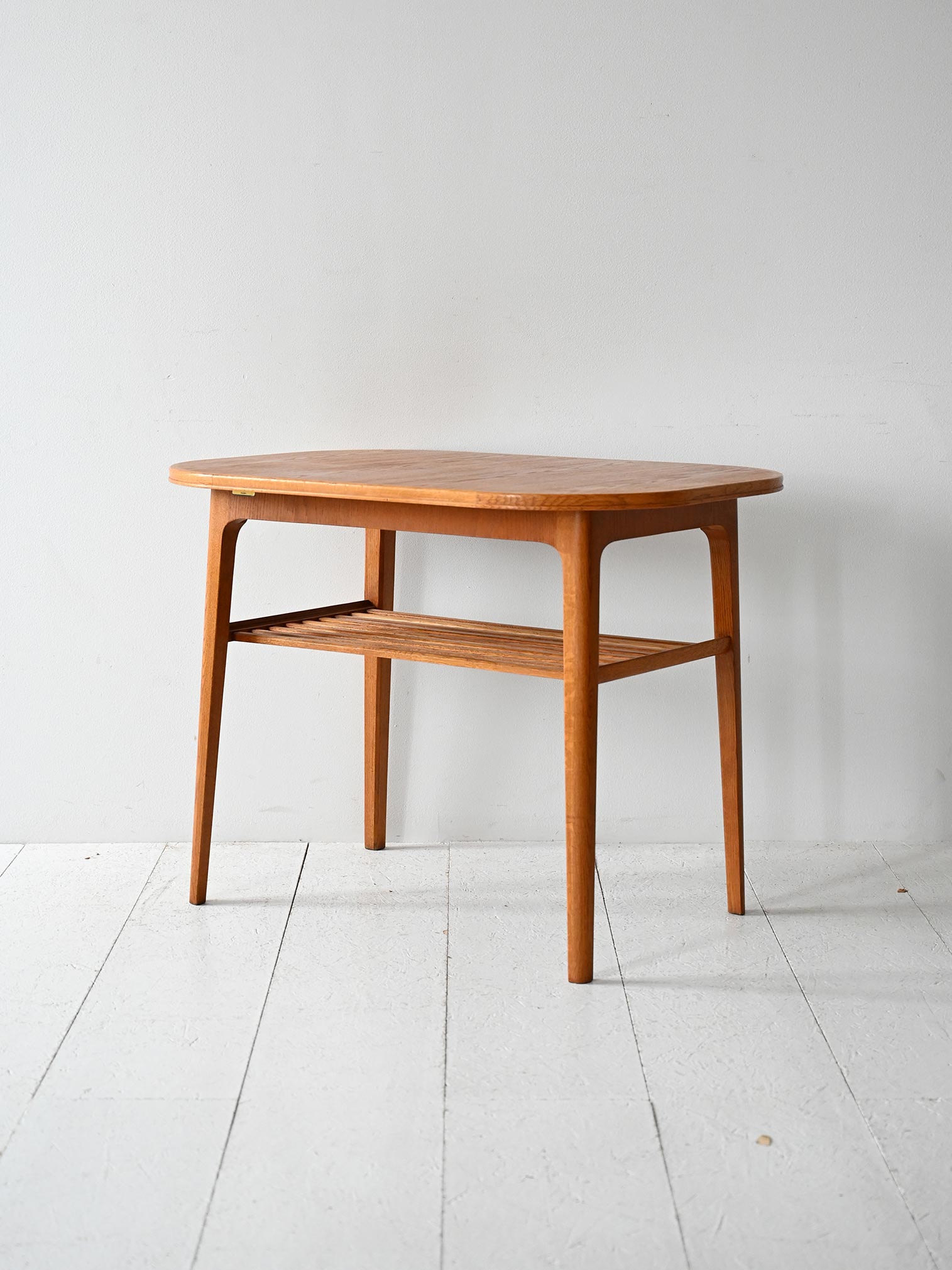 Tavolino da salotto scandinavo anni 60 in rovere 3
