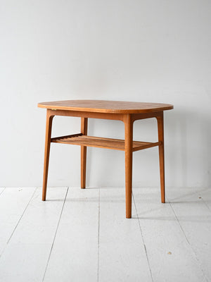 Tavolino da salotto scandinavo anni 60 in rovere 3