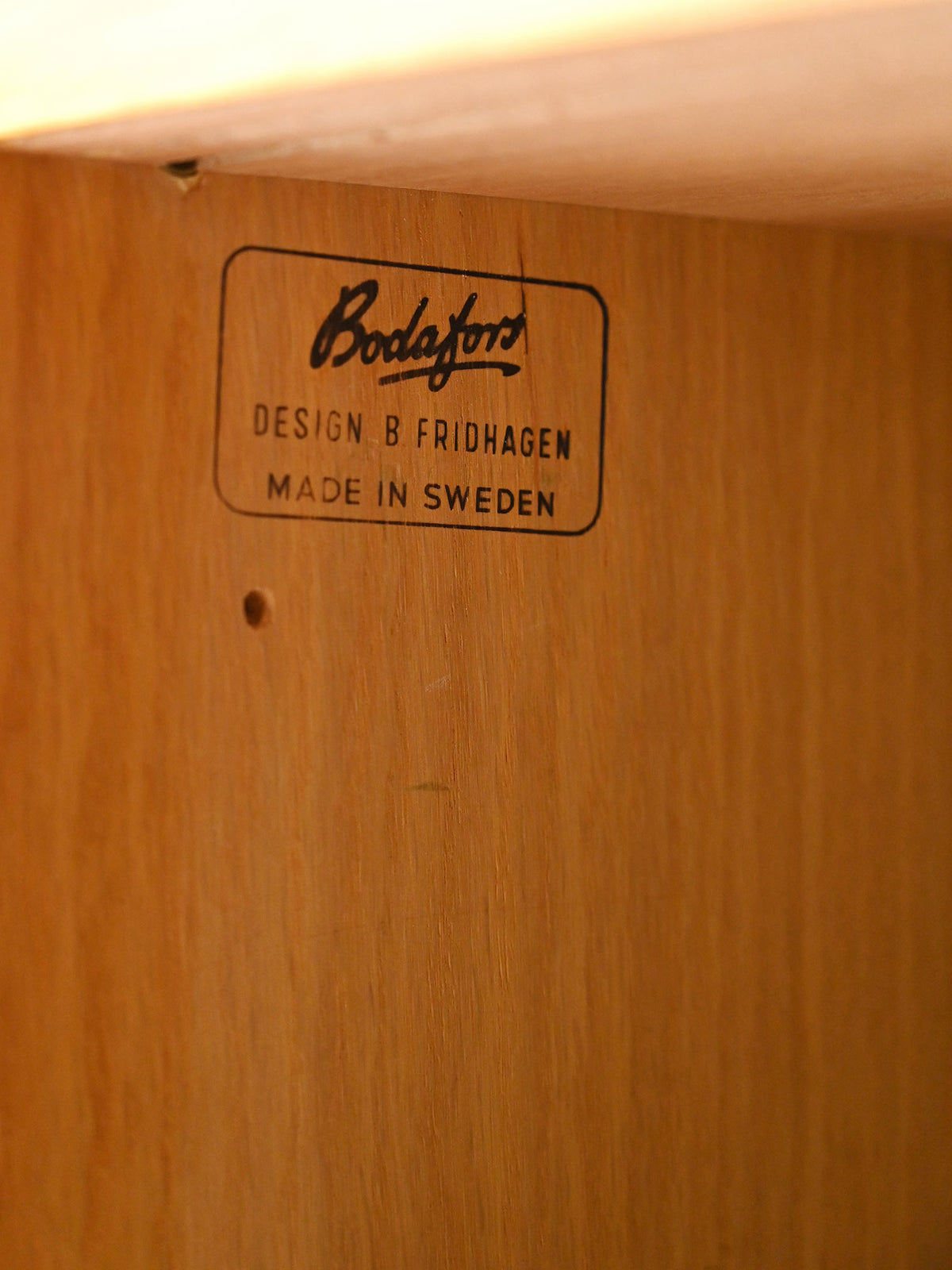 Libreria scandinava Bodafors in rovere 7