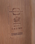 Tavolino "Casino" in rovere, Sven Engström e Gunnar Myrstrand per Tingströms, anni '60