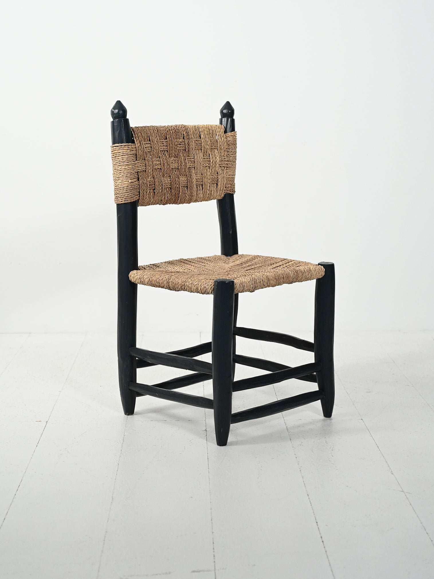 Set di cinque sedie marocchine in legno 2