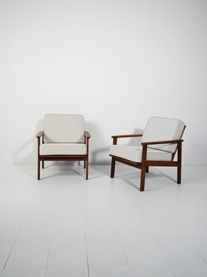 Coppia poltrone danesi in teak 1