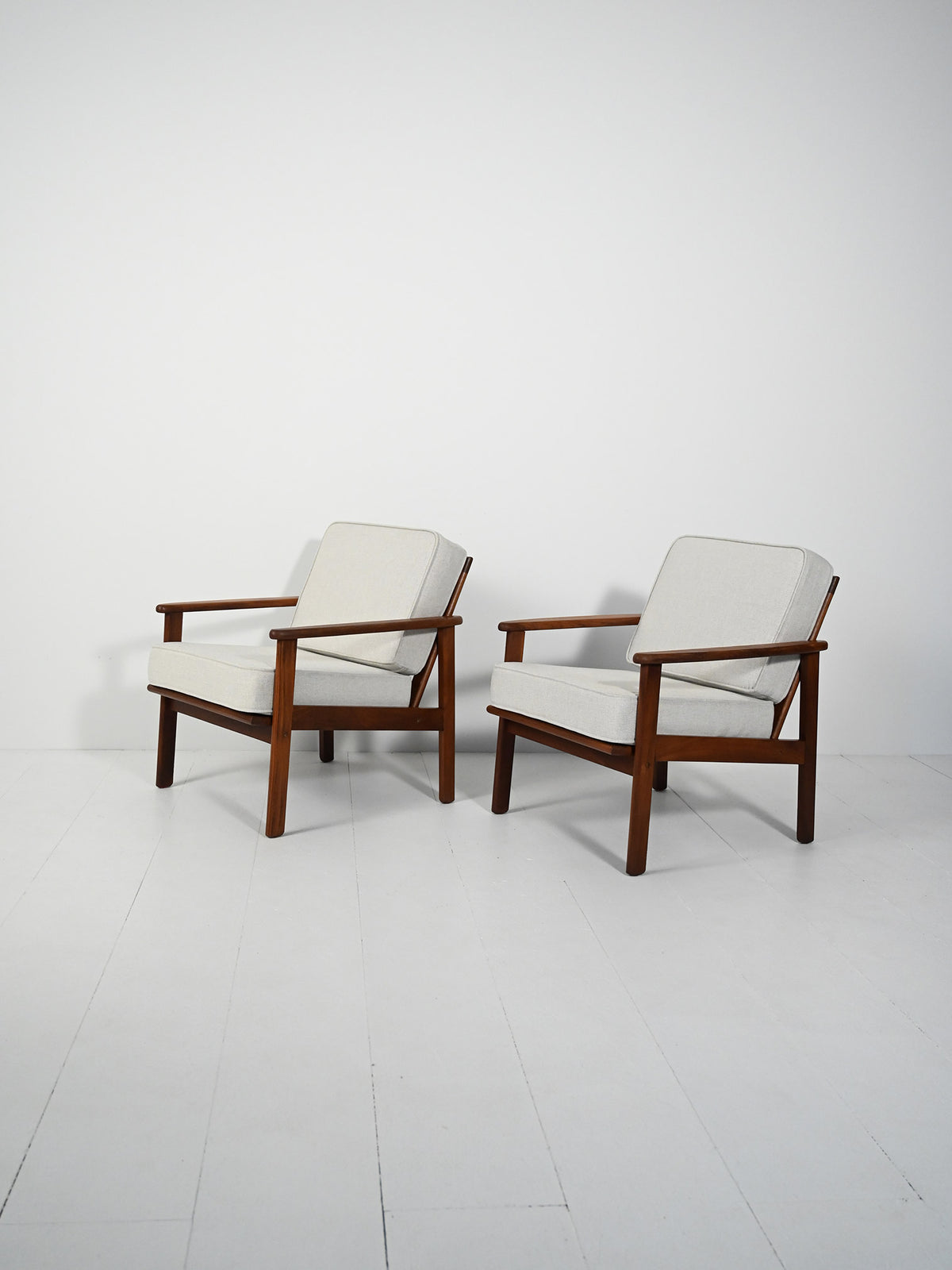 Coppia poltrone danesi in teak 2
