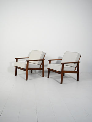 Coppia poltrone danesi in teak 2