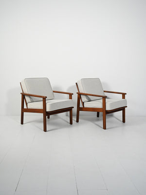 Coppia poltrone danesi in teak 3