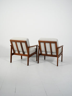 Coppia poltrone danesi in teak 4