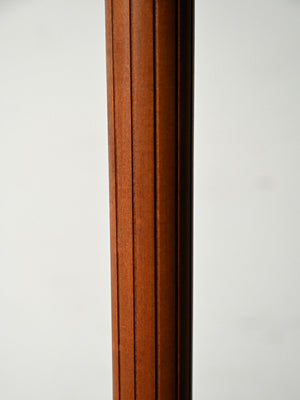 Lampada da terra teak e vetro color ambra 5