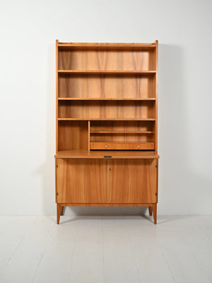 Libreria scandinava in olmo anni 30-40 1