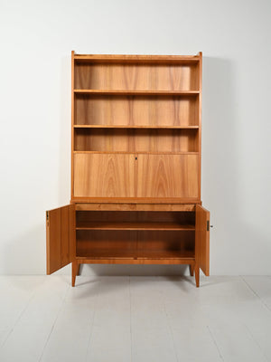 Libreria scandinava in olmo anni 30-40 3