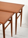 Tavolini ad incastro scandinavi anni 50–60 in teak 7