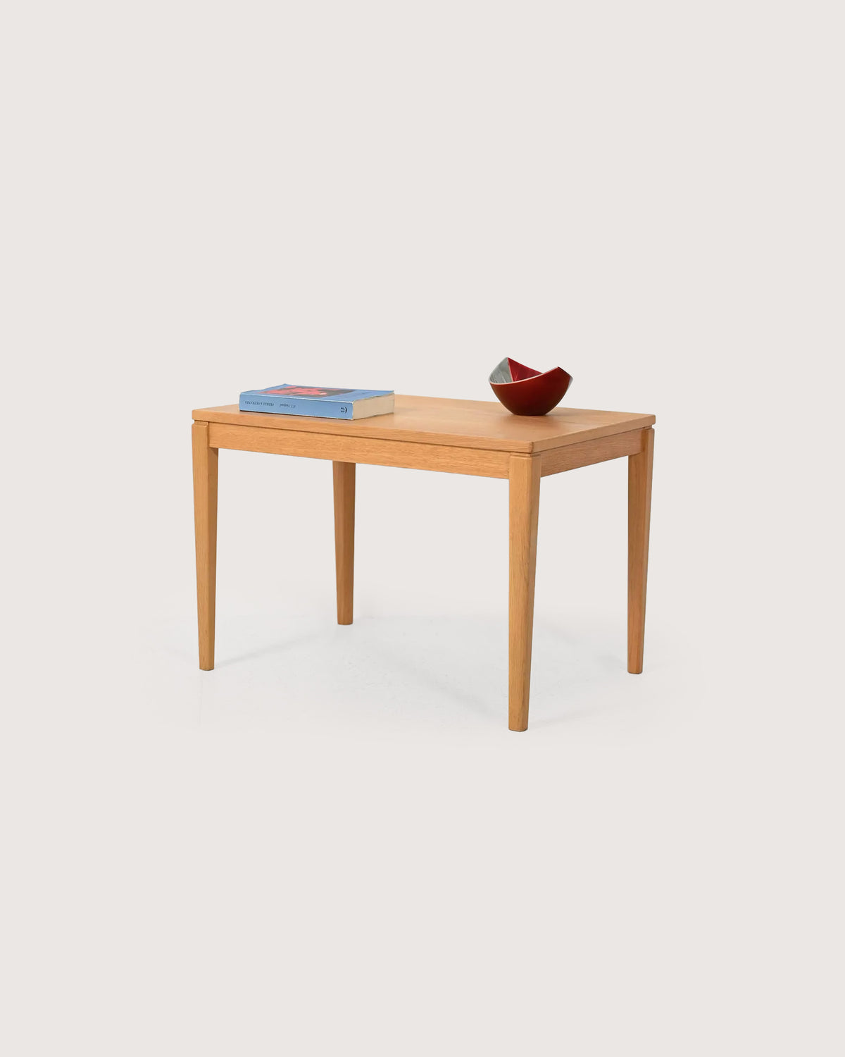 Coffee table scandinavo in faggio anni 50–60