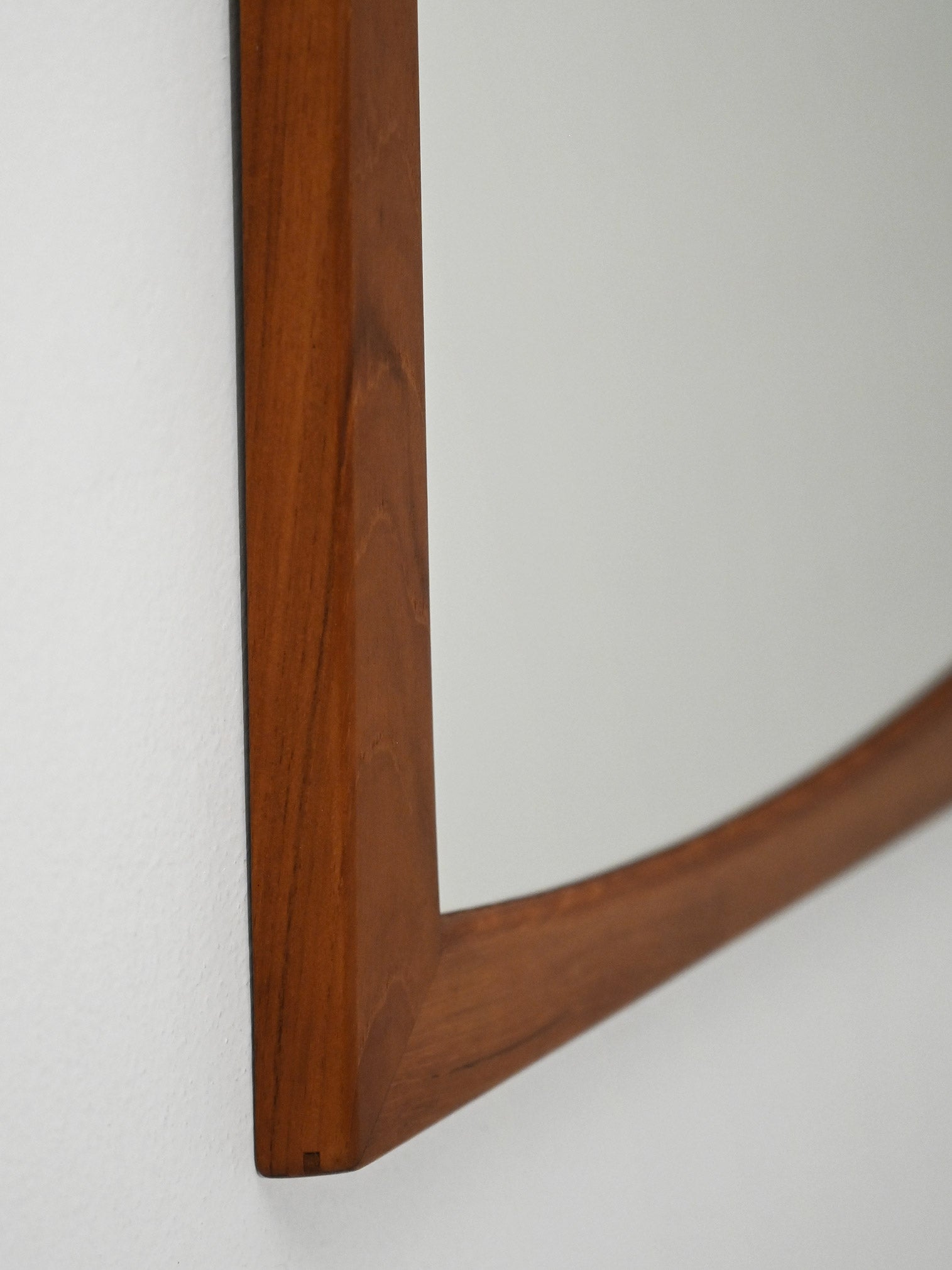 Specchio rettangolare danese Aksel Kjersgaard in teak 2
