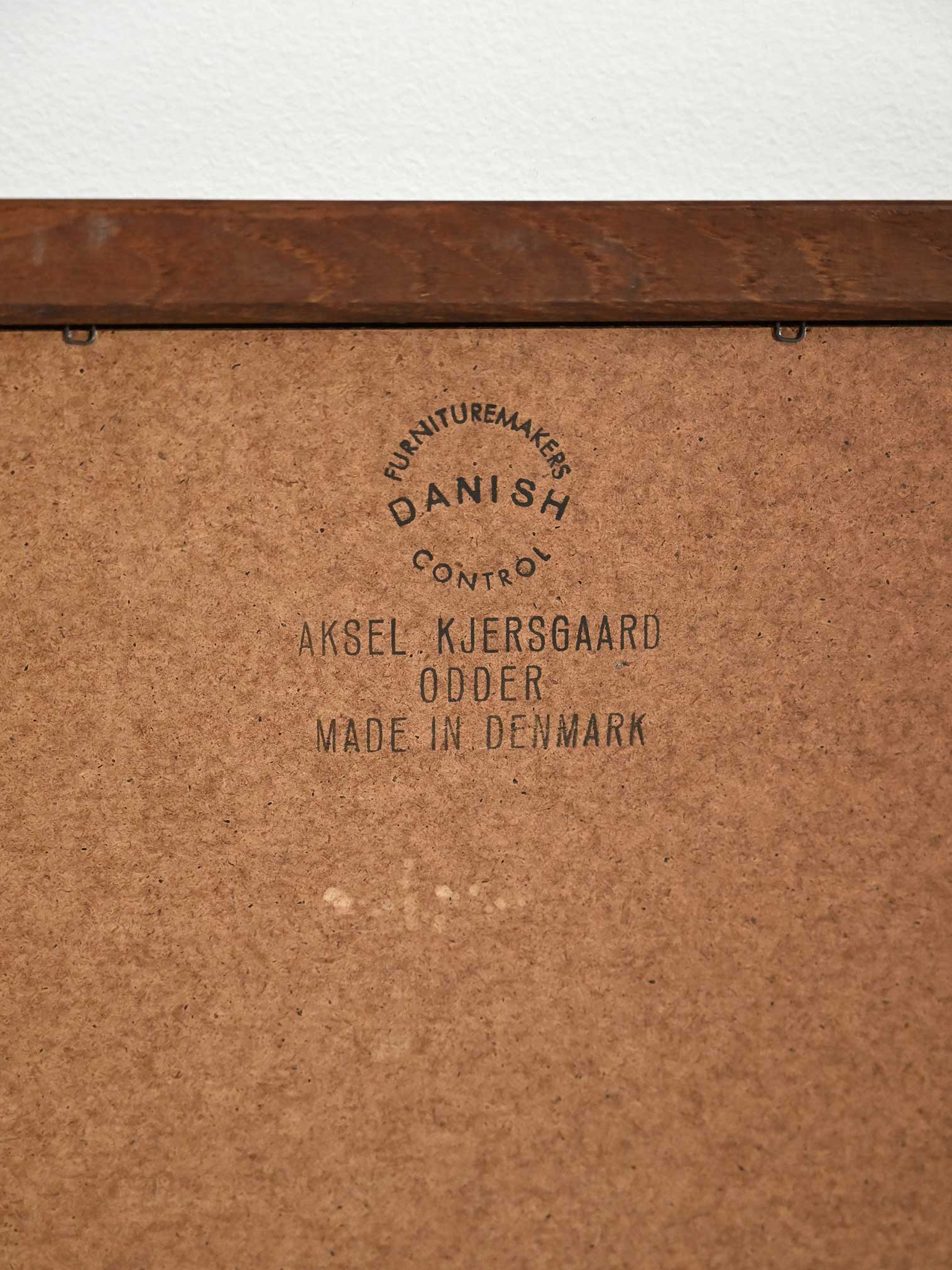 Specchio rettangolare danese Aksel Kjersgaard in teak 4