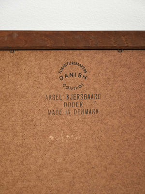 Specchio rettangolare danese Aksel Kjersgaard in teak 4