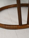 Coffee table rotondo in bambù e rame 8