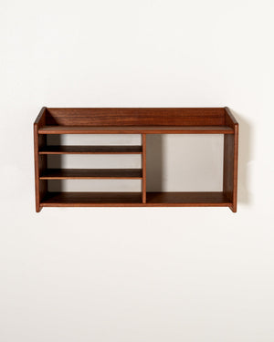 Mensola scandinava in teak, anni ’50/’60