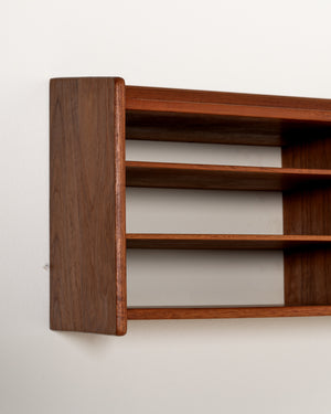 Mensola scandinava in teak, anni ’50/’60