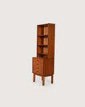 Piccola libreria scandinava in teak, anni ’60