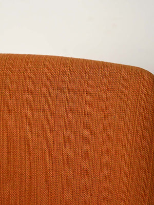 Coppia di poltroncine Oslosund di Kinnarps arancioni anni ’50 8