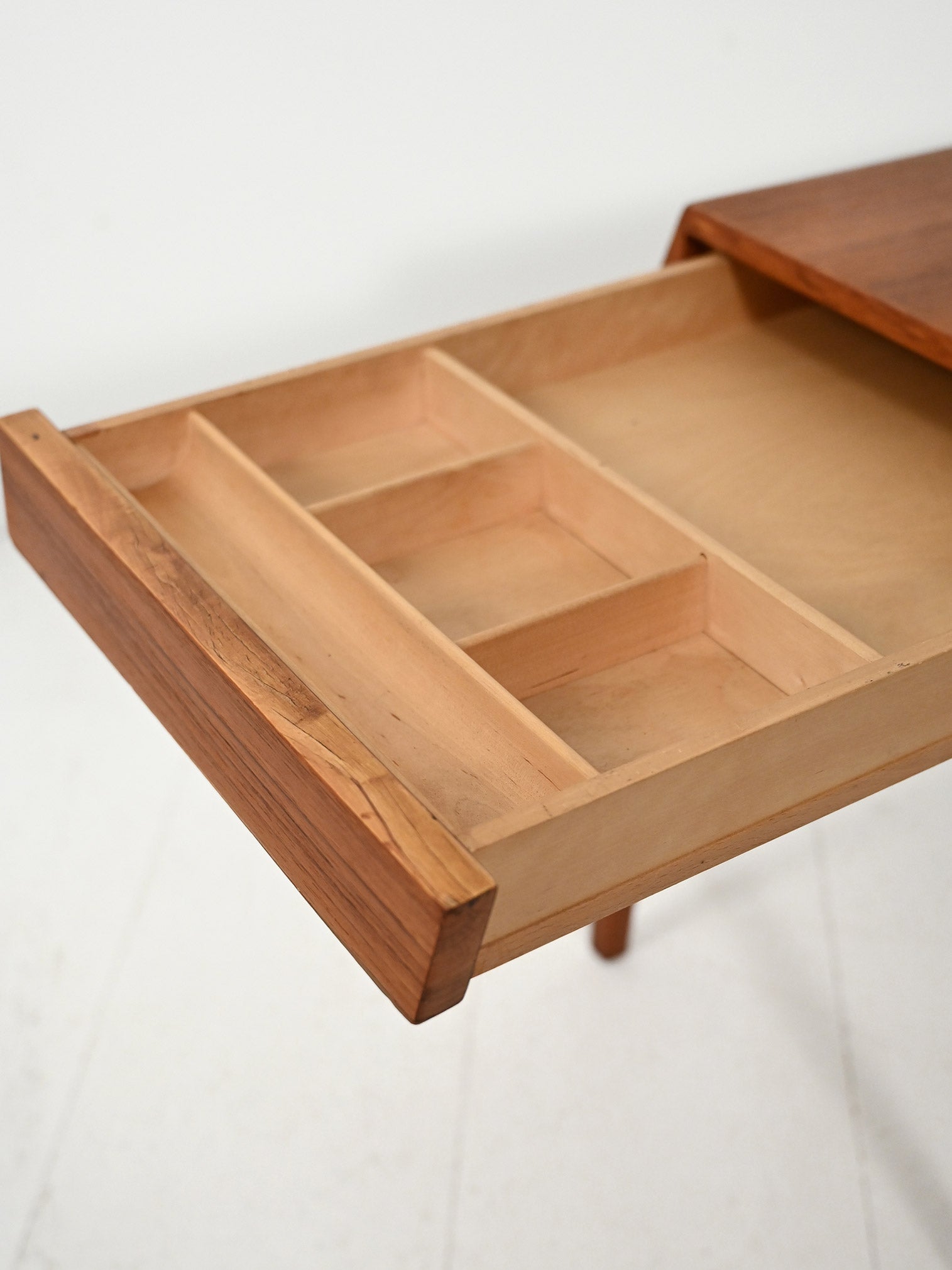 Tavolino da cucito in teak di Severin Hansen 6