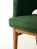 Poltroncina Oslosund di Kinnarps verde foresta anni ’50 3