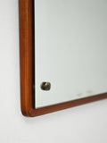Specchio quadrato anni 60–70 in teak 2