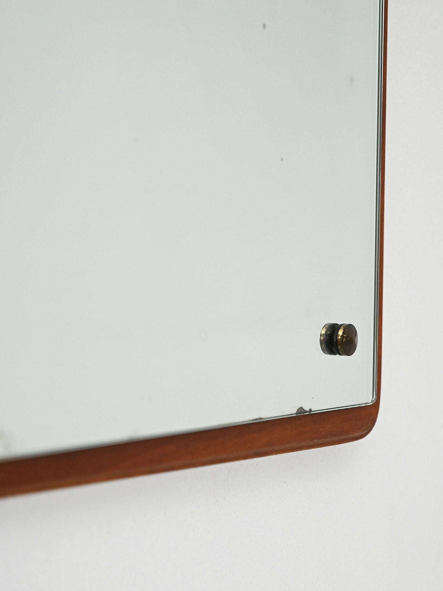Specchio quadrato anni 60–70 in teak 3