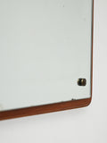 Specchio quadrato anni 60–70 in teak 3