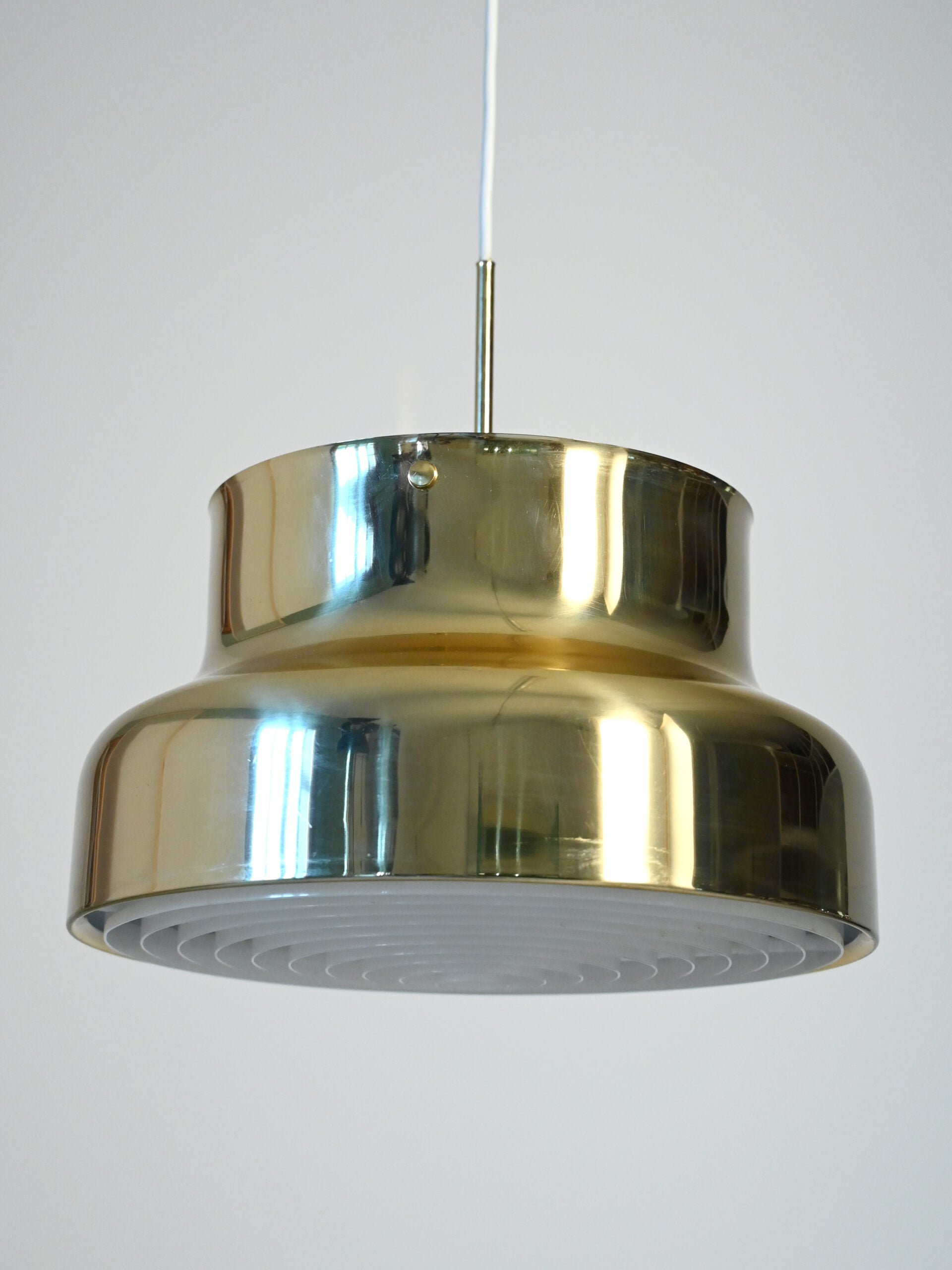 Lampada da soffitto Bumling in ottone di Anders Pehrson 3