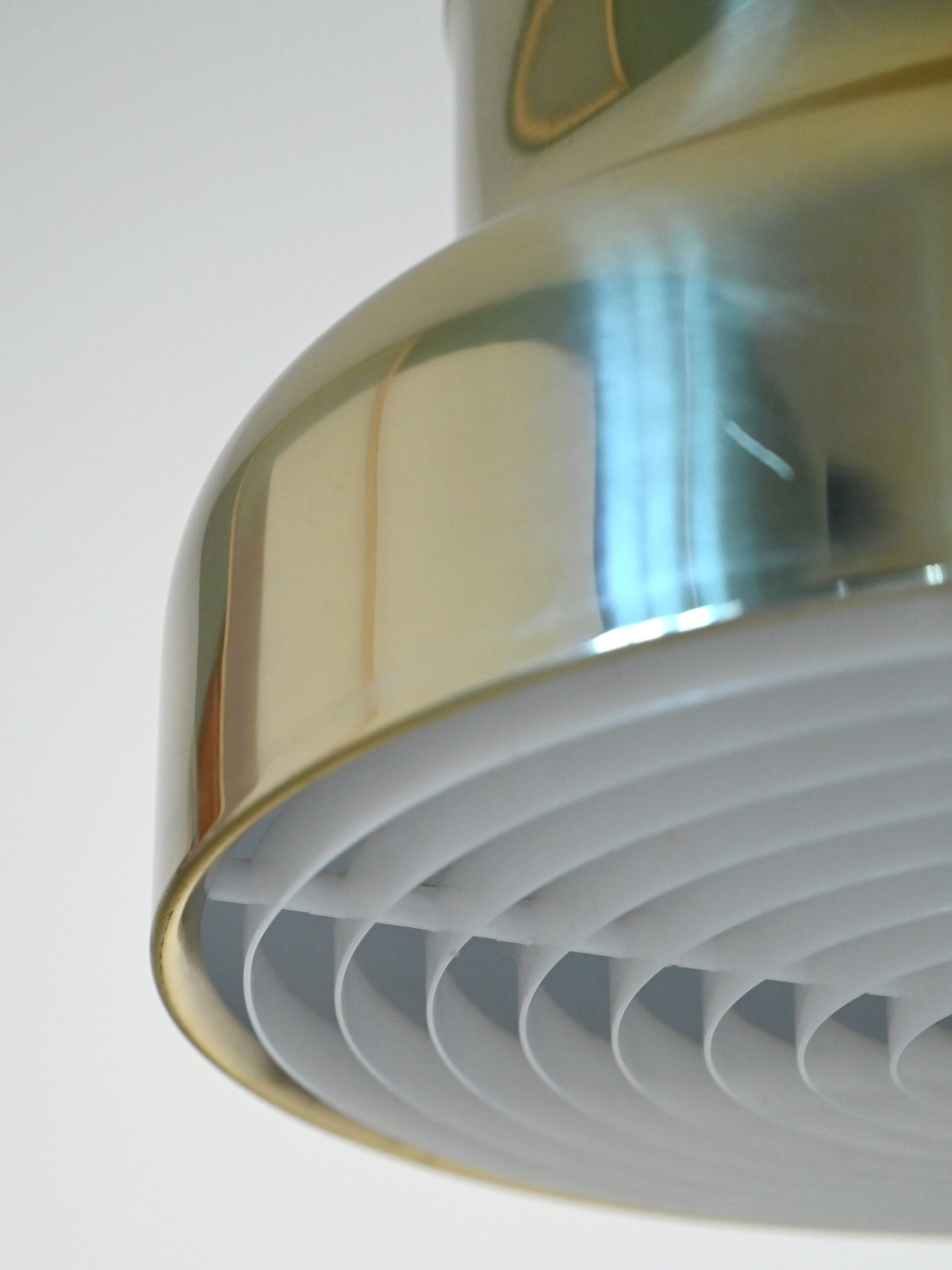 Lampada da soffitto Bumling in ottone di Anders Pehrson 4