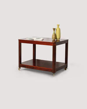 Carrello in mogano della serie “Stockholm Collection”