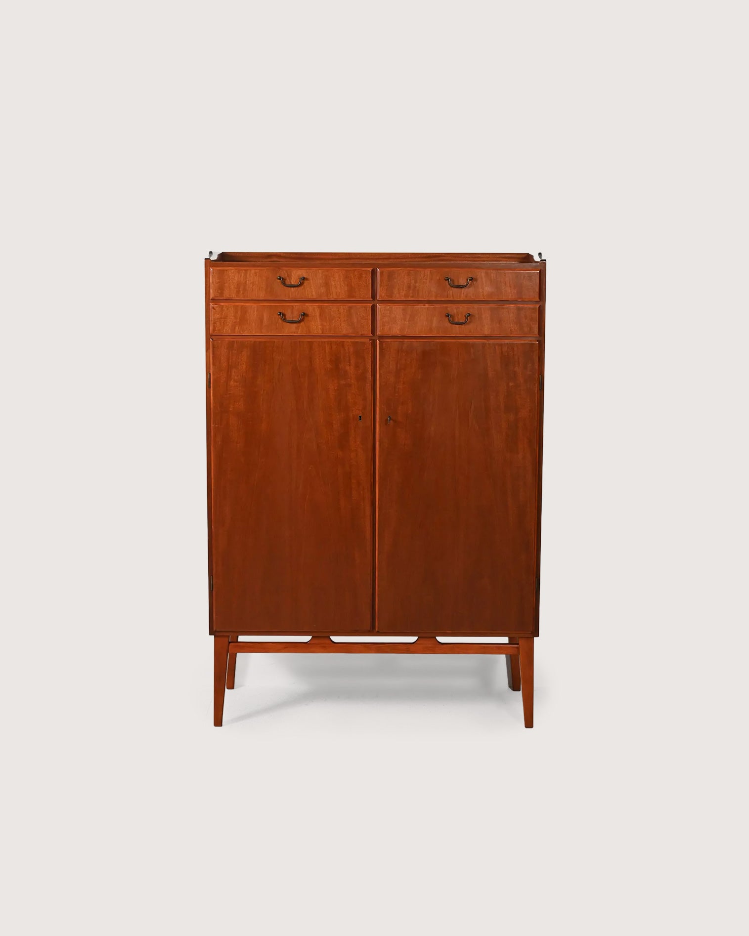 Cabinet scandinavo in mogano anni 50